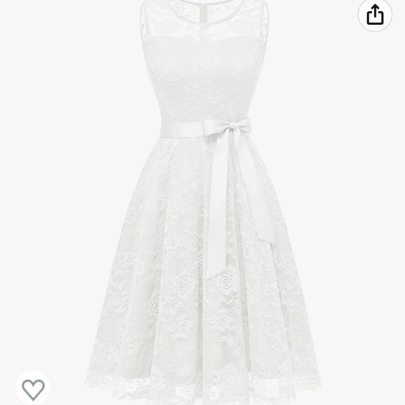 EUC 3XL White dress worn once - Picture 2 of 6